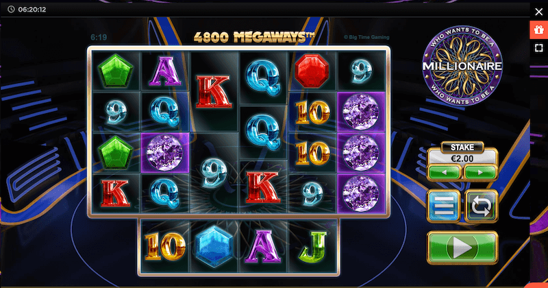 The Who Wants to Be a Millionaire Megaways slot game
