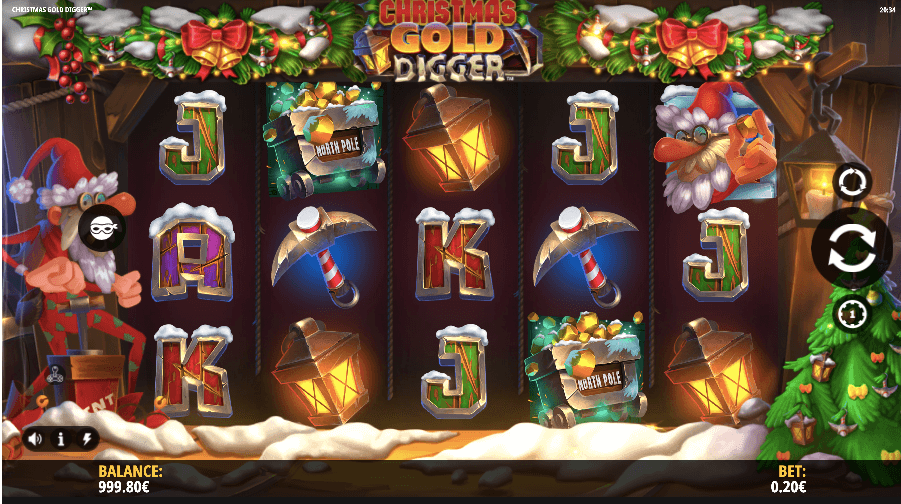 Here’s what we’ll discuss in our review of the Christmas Gold Digger Slot.