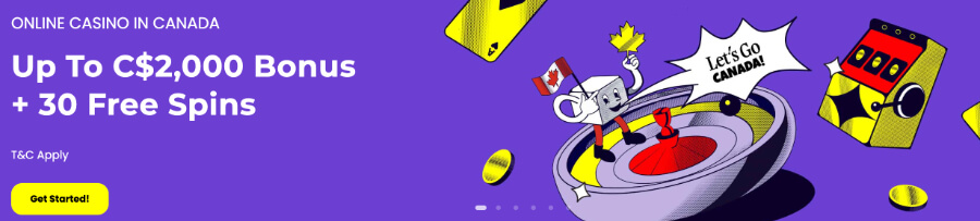 Reviews on the Let’s Go Casino welcome bonus at CanadaCasino.