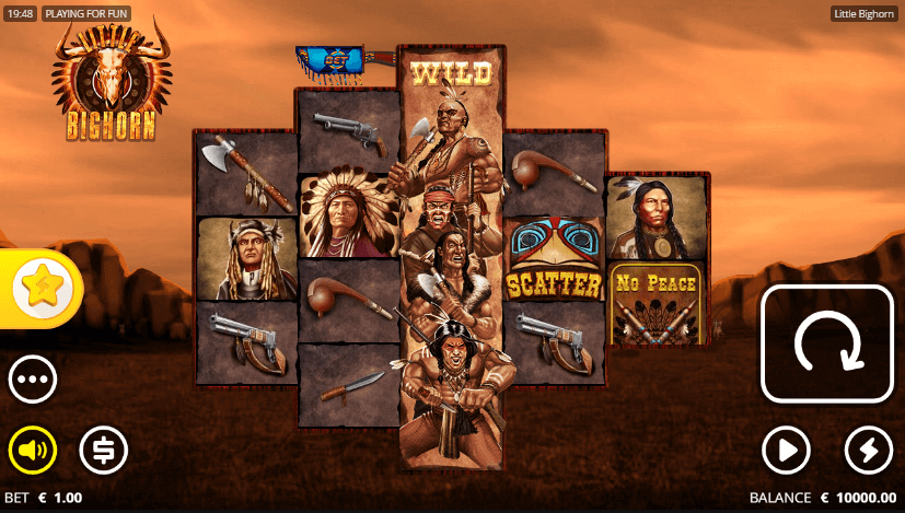 Experience the Little Bighorn online casino slot from Nolimit City in Canada.