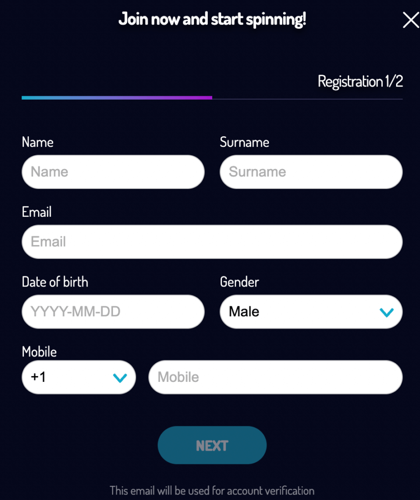 Guidelines for registering at Lucky8 Casino as a Canadian player.