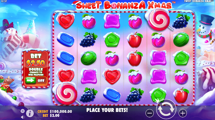 Regarding the theme and symbols, there hasn’t been a significant transformation from the original game. The visuals remain impressive, but now the backdrop is adorned with snow, complemented by snowflakes on the various symbols. The music perfectly complements the game, evoking the jingles and tunes associated with the Christmas season.