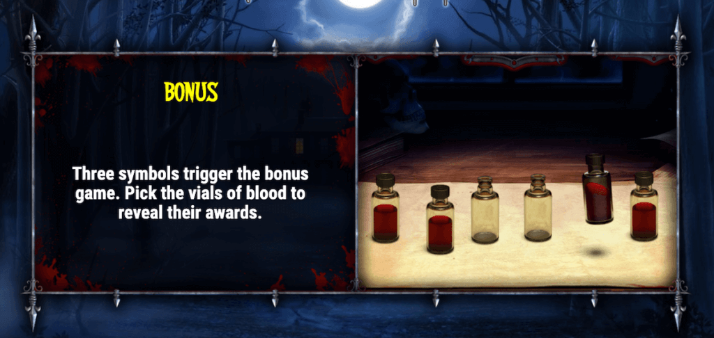 Wild Blood online slot featuring bonus functionality from Play'n GO.