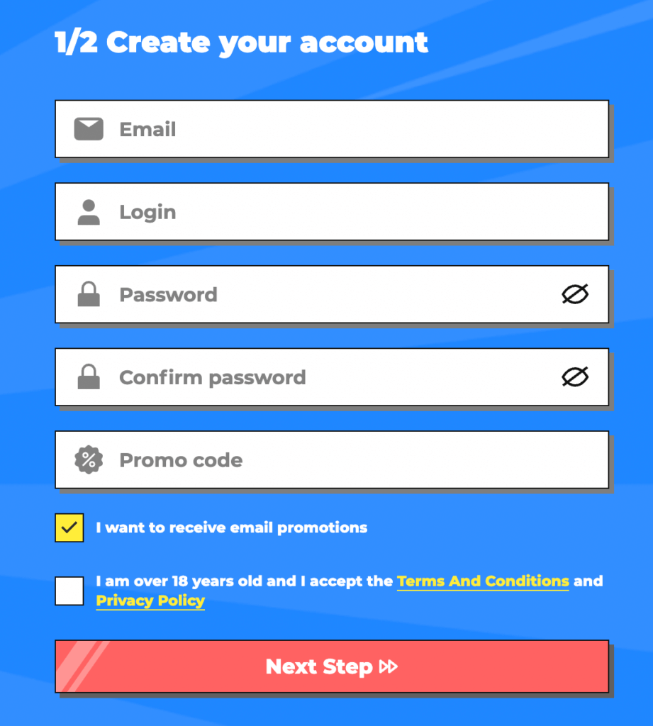 Winstoria Casino Canada registration process made easy.