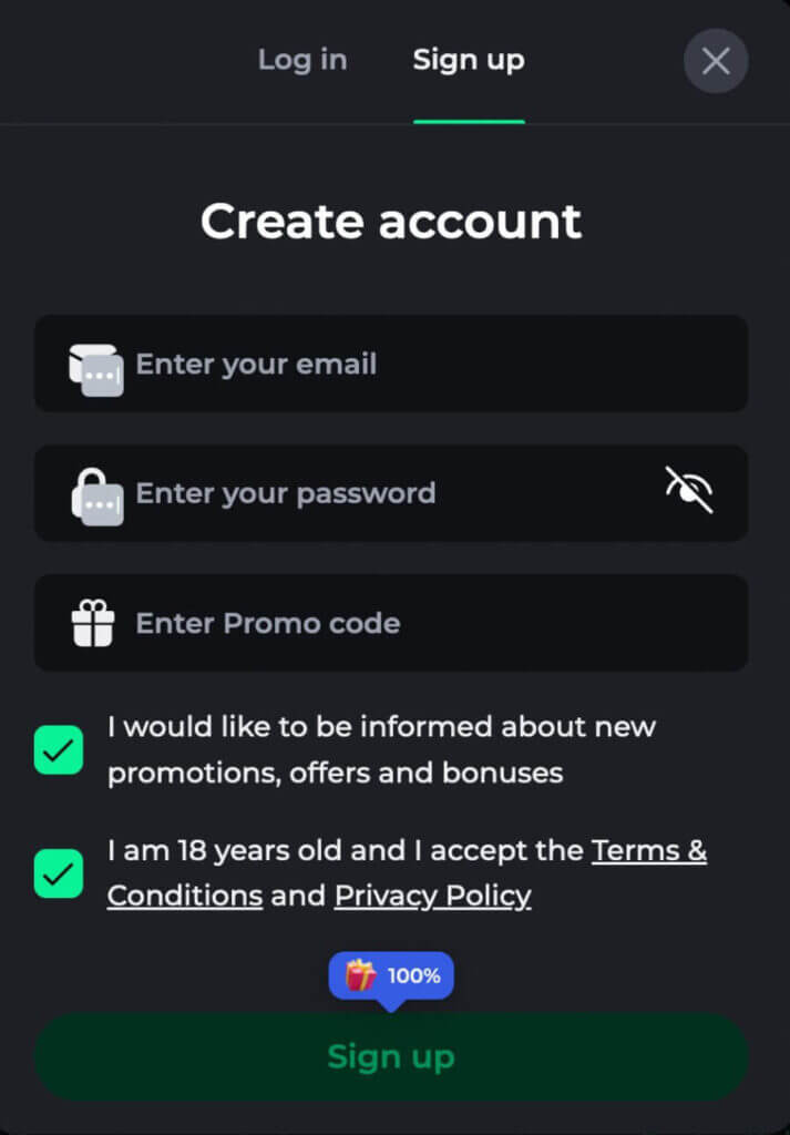 Your account will be confirmed in a matter of seconds.