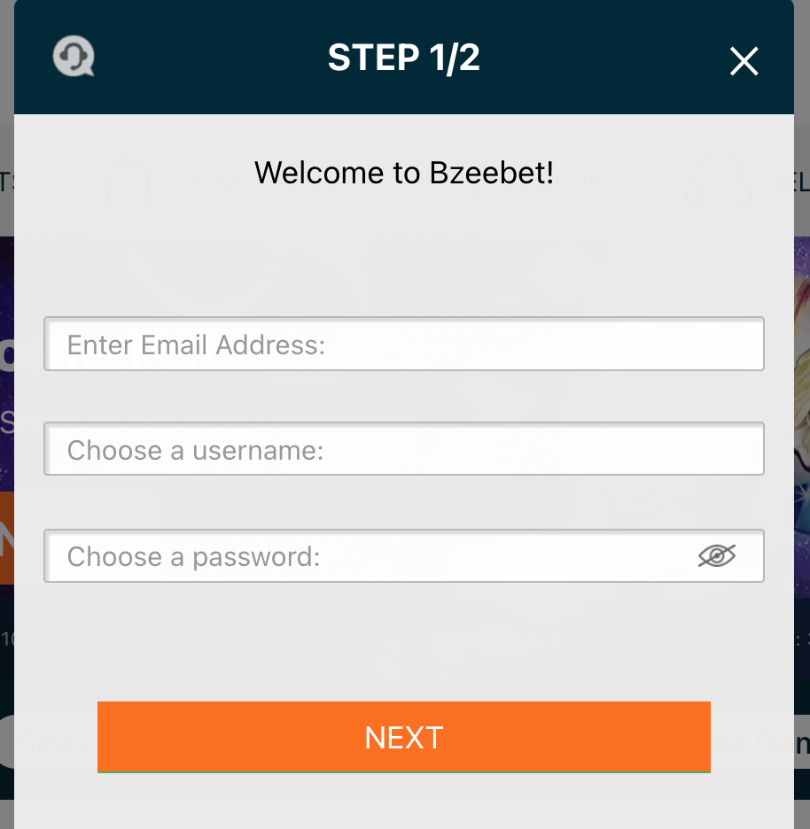 <strong>Bzeebet simplifies the registration process</strong>