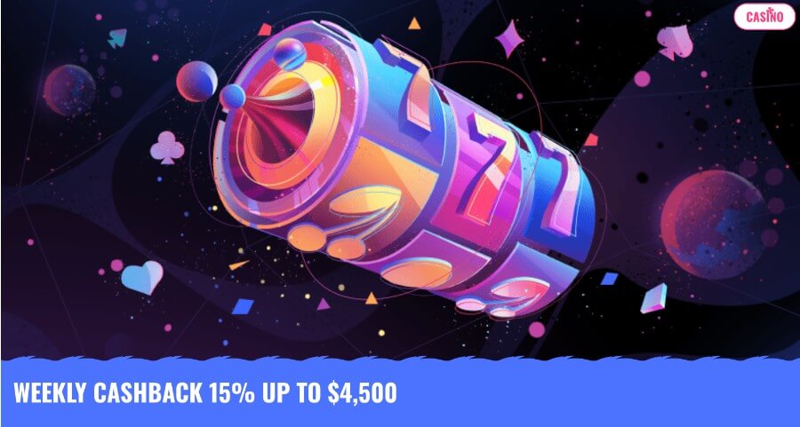 If you're a fan of live dealer games, there's good news. From Monday to Sunday <strong>live casino participants can receive 25% cashback up to $300!</strong> The minimum amount for eligible cashback is $10.