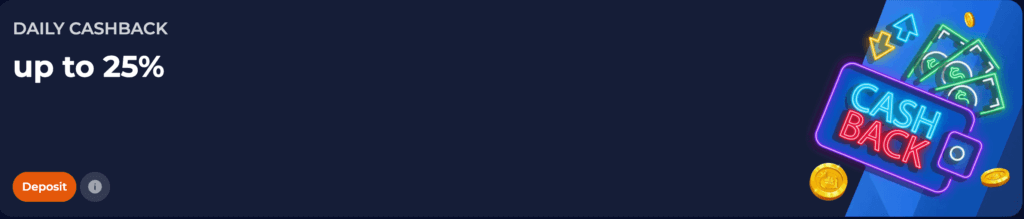 Daily cashback bonus at Nine Casino - Canadian Casino