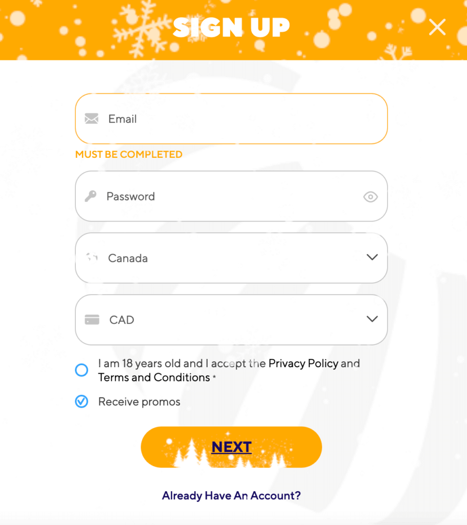 Go to your profile tab and fill in the required personal details.