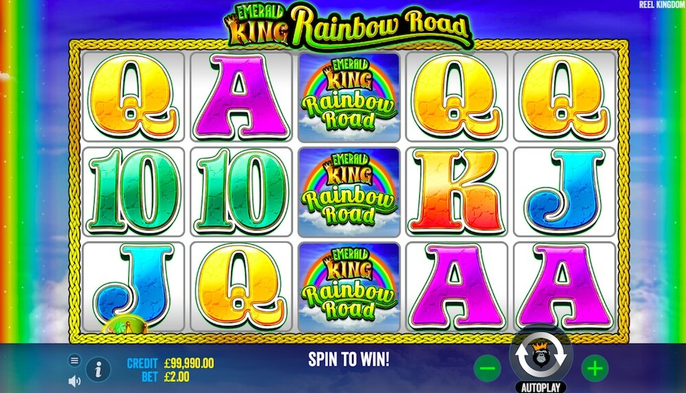 Emerald King Rainbow Road from Pragmatic Play