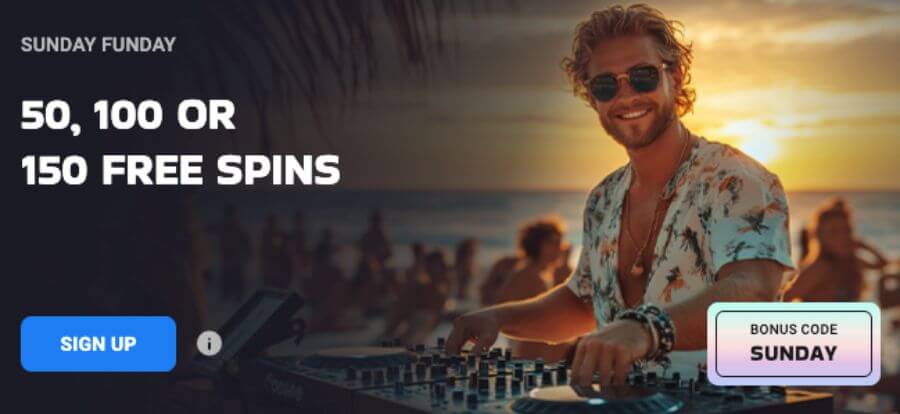 LuckyVibe provides appealing reload bonuses each week: