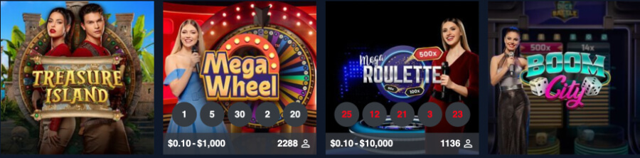 game shows available at betglobal - canada online casino