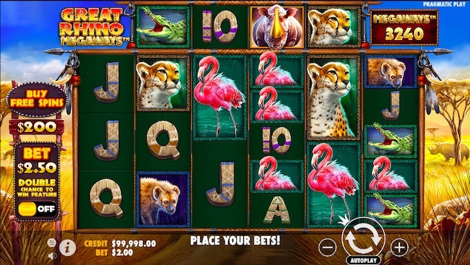 Silverplay Review The design of this slot is characterized by a vibrant cartoonish aesthetic, featuring a range of lively comic book-style visuals. Overall, the graphics are sharp, colorful, and lively, immersing players in the wilderness of Africa. The animations are smooth and distinctive, complemented by a relaxing soundtrack that enhances the entire gaming experience.