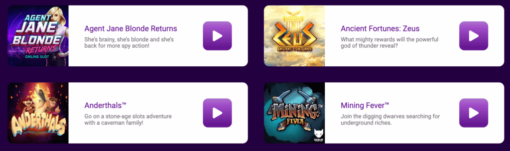 JackpotCity Casino's slot collection may not be the broadest, featuring around 500 titles, but it still includes some of the  <strong>