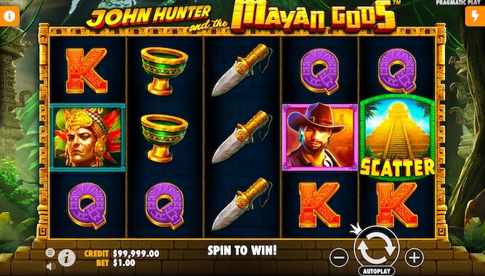 Prepare to dive into the rich jungles of Central America as you accompany John Hunter on his quest for Mayan treasures. The high-definition graphics are stunning, as one would expect from Pragmatic Play. The soundtrack complements the theme beautifully. Overall, it provides an engaging gaming experience that keeps you captivated.