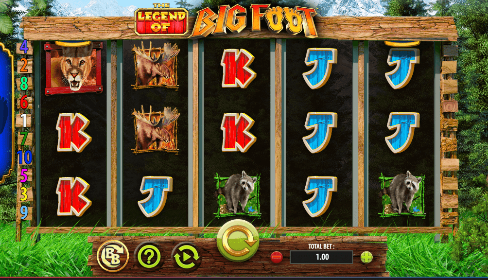 legend of big foot barcrest provider overview canada casino