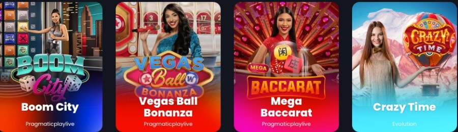 live casino offerings at Bitkingz - Canada casino