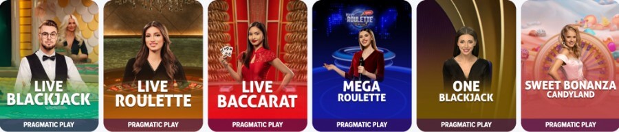 live casino games at LottoGo Casino - Canadian Casino