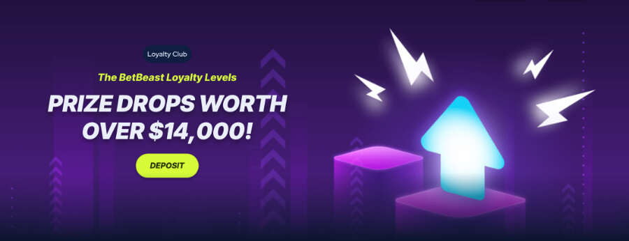 The <strong>Loyalty Club is structured into 50 levels</strong> , where you earn points by placing bets. Larger bets earn you more points, allowing for progression to higher levels. Completing a level secures rewards such as cash, free spins, and bonus deposits.