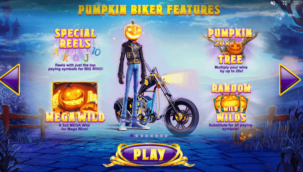 This straightforward Halloween slot consists of just one reel, meaning there is only one payline.