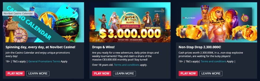 Novibet boasts a robust seven-tier VIP program that offers monthly cash prizes depending on your status. The table below illustrates potential rewards, and you can find more details on the promotions page.