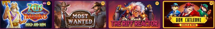 <strong> You can find an extensive selection of games at SlotVibe, including these recommended titles:
