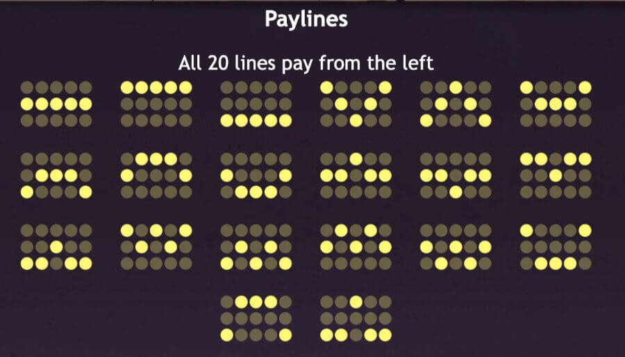ozwin's jackpot slot has <strong>20 paylines</strong> allowing players to maximize their winning chances within Canadian casinos.