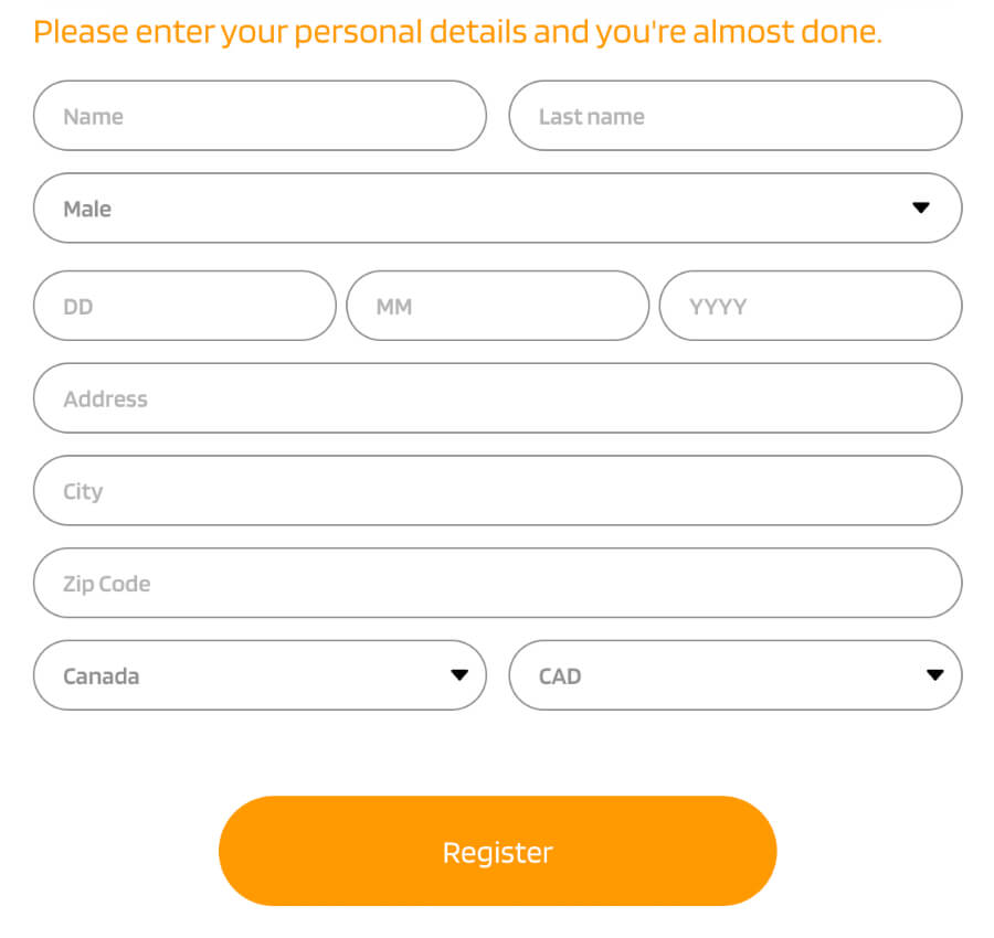 Red Dice only asks for a minimal amount of information. Once you have verified your account, you can log in, make deposits, claim your welcome bonus, and start playing in just a few minutes!