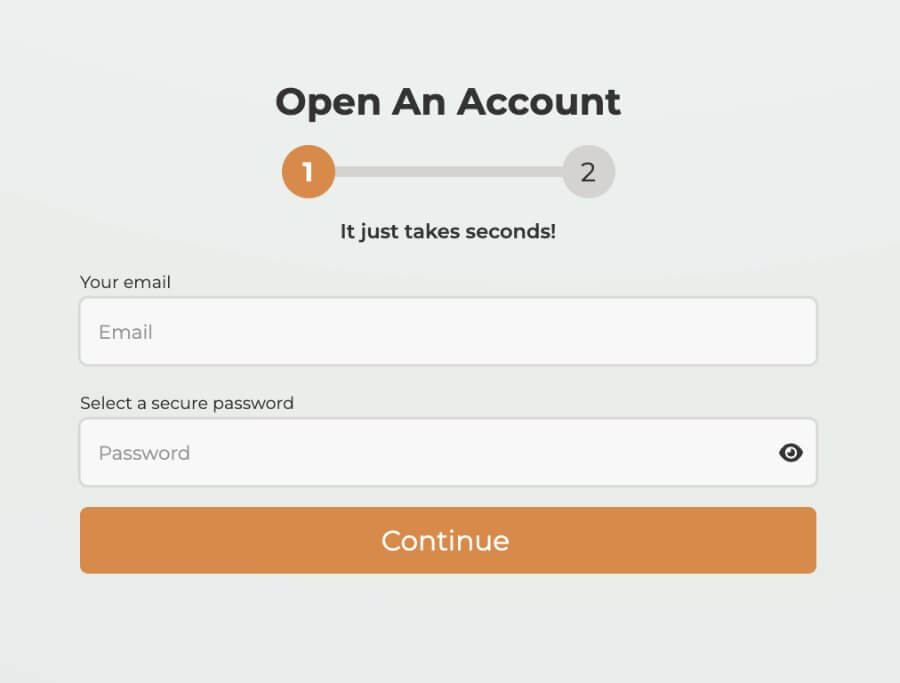 Excited to sign up? Here’s the process for creating your account: