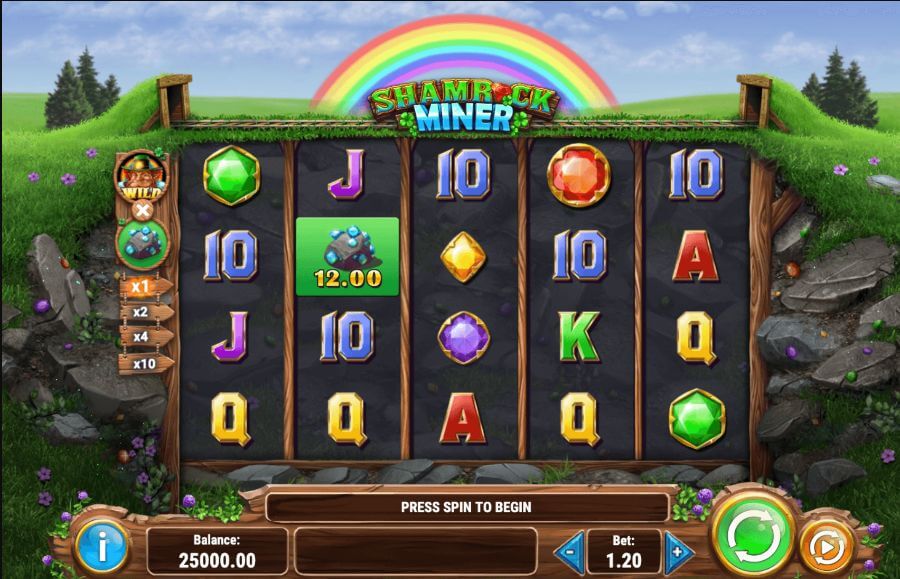 </strong>  showcases 5 reels and 40 paylines. Set against a whimsical backdrop, the symbols consist of dice, leprechauns, clovers, horseshoes, and refreshing beer, creating the perfect atmosphere for St. Patrick’s Day! The Wild symbol, depicted as a pot of gold, substitutes for all except the Scatter symbols. Achieve three Scatters to activate the bonus round, awarding 7 free spins enriched with extra Wild symbols!