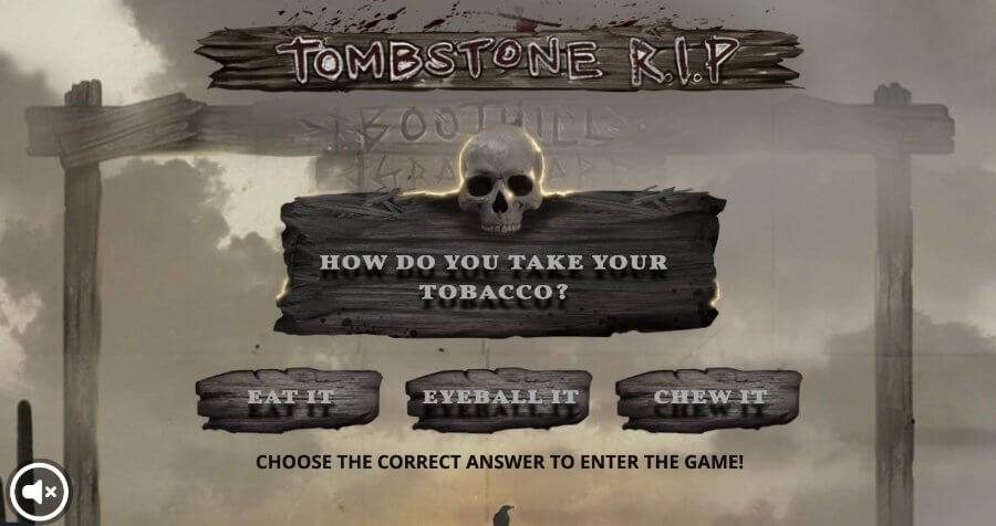 Tombstone RIP slot Halloween promotions at Canadian casinos feature medium to high volatility with 20 paylines and a fantastic range of betting options starting at $0.20 and going up to $100.
