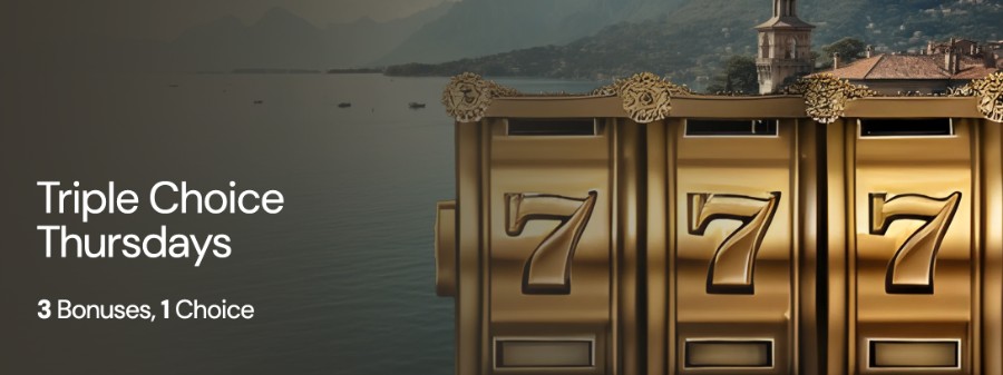On Thursdays, players are presented with a triple bonus selection – a great opportunity to add to their balance.