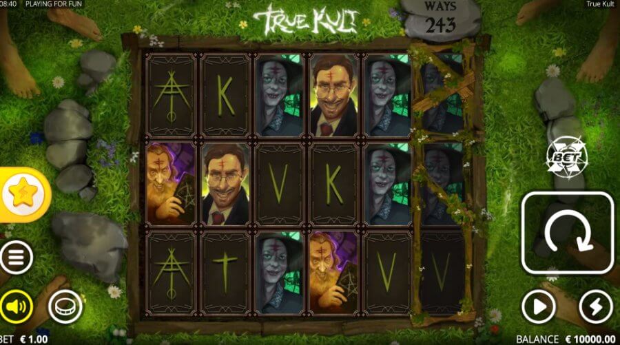 Spooky themes and captivating visuals embody True Kult's design, keeping players engaged.