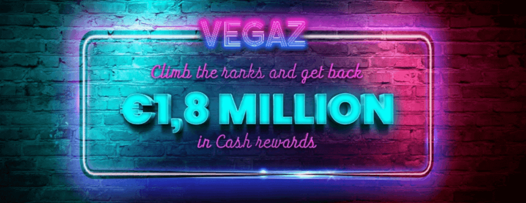 The exclusive Vegaz VIP program is available solely for its top-tier clients, comprising four different levels: <strong>Ruby, Emerald, Sapphire, and Diamond</strong>