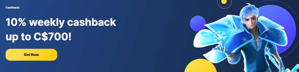 <strong>VipSlot.Club offers every player a weekly 10% cashback</strong>