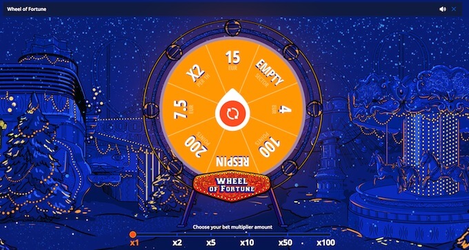 VulkanVegas Casino Review - Wheel of Fortune.