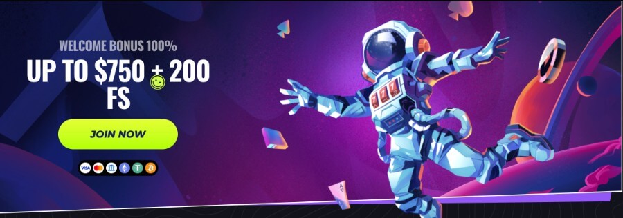 </strong> of <strong>up to $750 + 200 free spins and 1 bonus crab</strong> . This offer is specially designed for players who are freshly signed up and making their first qualifying deposit.