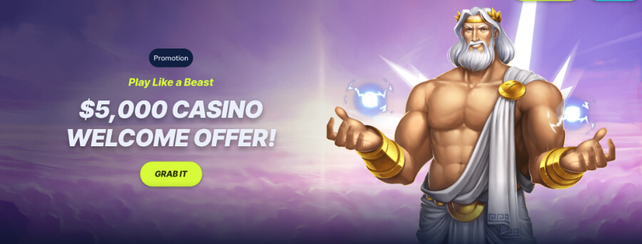 The casino welcomes newcomers with a four-part <strong>