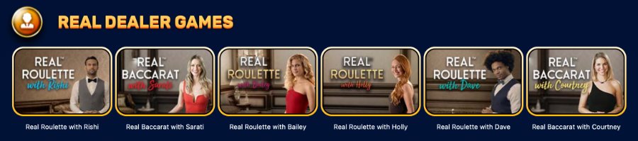 </strong> -owned casino primarily carries games from the same software provider. It also features live dealer games from the prominent live casino provider <strong>
