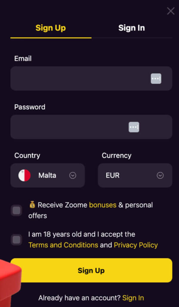 After entering your email and setting a password, you will receive an automated email from Zoome for account verification.